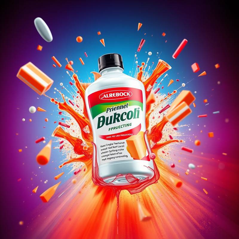 A dynamic promotional video still frame with vibrant colors and energetic visuals, demonstrating a product in action.