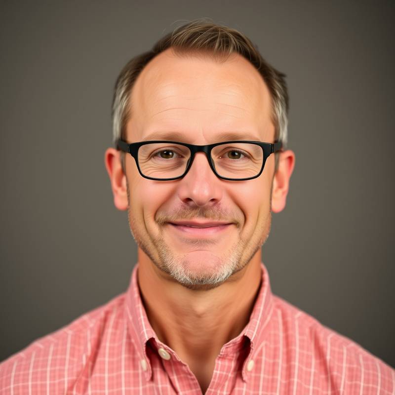 A professional headshot of John Smith, Creative Director, captured with soft, natural lighting.