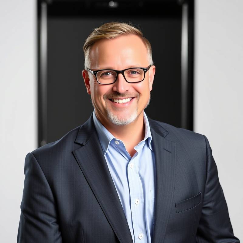 A professional headshot of John Smith, the Creative Director at Aurora Creative Studio.